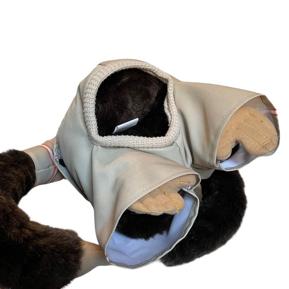 Chimp Puppet Ghostbuster Themed Biobuster Costumed Plush Monkey Velcro Realistic - Picture 14 of 16